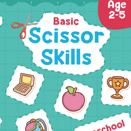 Scissor Skills Activity Book for Kids: Lines & Animals (PDF Printable)