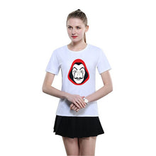 Load image into Gallery viewer, La Casa De Papel T Shirt Men Funny Cartoon Money Heist Tshirt House of Paper Kawaii Anime Bella Ciao Unisex Graphic Tees Male
