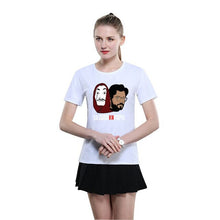 Load image into Gallery viewer, La Casa De Papel T Shirt Men Funny Cartoon Money Heist Tshirt House of Paper Kawaii Anime Bella Ciao Unisex Graphic Tees Male
