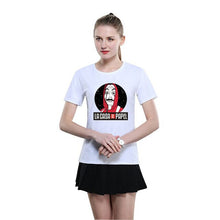 Load image into Gallery viewer, La Casa De Papel T Shirt Men Funny Cartoon Money Heist Tshirt House of Paper Kawaii Anime Bella Ciao Unisex Graphic Tees Male
