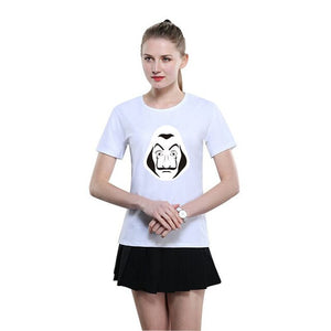 La Casa De Papel T Shirt Men Funny Cartoon Money Heist Tshirt House of Paper Kawaii Anime Bella Ciao Unisex Graphic Tees Male