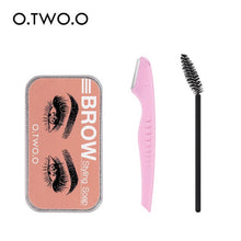 Load image into Gallery viewer, O.TWO.O Eyebrow Soap Wax With Trimmer Fluffy  Feathery Eyebrows Pomade Gel For Eyebrow Styling Makeup Soap Brow Sculpt Lift
